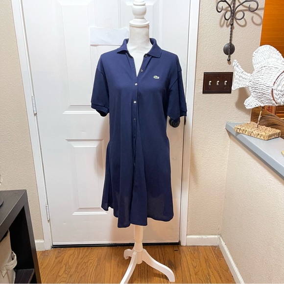 Lacoste Dresses Vintage Navy Blue Izod Tennis Dress Ready For The